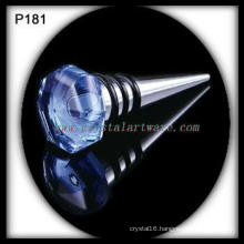 Blue Royal Crystal Wine Bottle Stopper